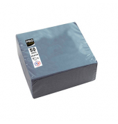 Servietten grau 2-lagig 20,0 x 20,0 cm