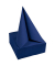Servietten SV623810I, marineblau / Uni, 2-lagig, 38x38cm
