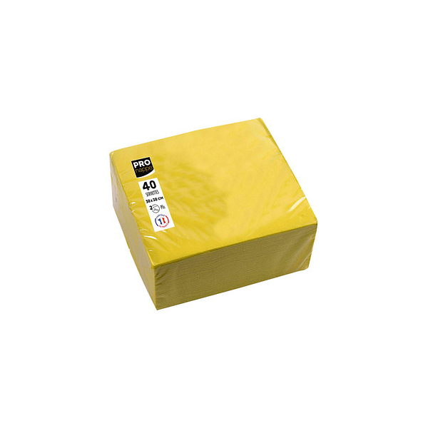 3281516238249 - Servietten gelb 2-lagig 190 x 190 cm 3281516238249 40 Stück 3281516238249 - Servietten gelb 2-lagig 190 x 190 cm 3281516238249 40 Stück