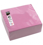 Servietten rosa 2-lagig 19,0 x 19,0 cm