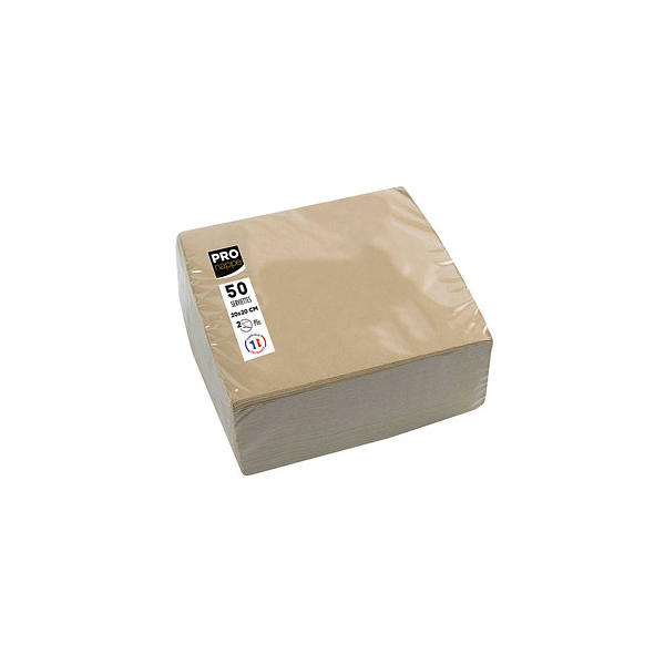 3281516238423 - Servietten beigebraun 2-lagig 190 x 190 cm 3281516238423 40 Stück 3281516238423 - Servietten beigebraun 2-lagig 190 x 190 cm 3281516238423 40 Stück