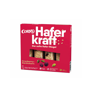 Haferkraft Cranberry-Kürbiskern Müsliriegel 4 Riegel