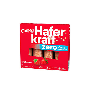 Haferkraft zero Erdbeere Müsliriegel 4 Riegel Haferkraft zero Erdbeere Müsliriegel 4 Riegel