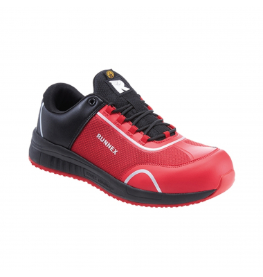 Sicherheitsschuhe SportStar, S1PS, ESD, Unisex, schwarz/rot, Größe 41