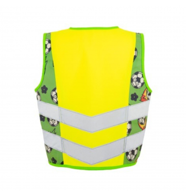 Kinderwarnweste Action Sports ACTSPOSOCYWXS Fussball XS