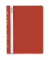 Schnellhefter Office to go 102015220, A4, rot, Polyvinylchlorid (PVC), 80g, Vorderdeckel transparent