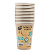 15 PROnappe Einweg-Kaffeebecher 200,0 ml