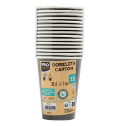 15 PROnappe Einweg-Kaffeebecher 200,0 ml