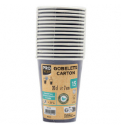 15 PROnappe Einweg-Kaffeebecher 200,0 ml