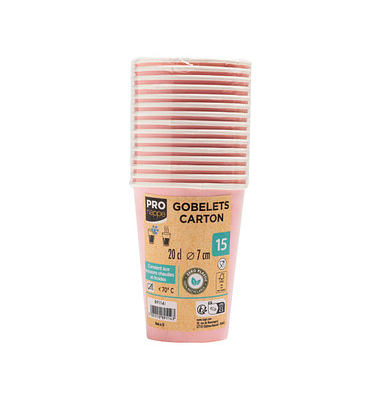 15 PROnappe Einweg-Kaffeebecher 200,0 ml