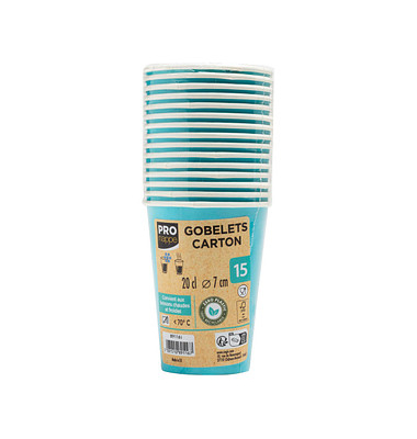 15 PROnappe Einweg-Kaffeebecher 200,0 ml