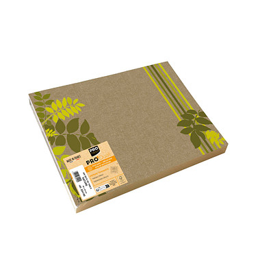 400 PROnappe Platzsets Natur mehrfarbig 30,0 x 40,0 cm