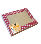 400 PROnappe Platzsets Leinen Vichy mehrfarbig 30,0 x 40,0 cm