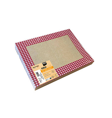 400 PROnappe Platzsets Leinen Vichy mehrfarbig 30,0 x 40,0 cm