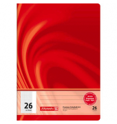 Schulheft 10-4442602 Vivendi / Lineatur 26, A4, 90g, rot