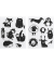 Motivstempel-Set Tiere 10,0 - 55,0 mm
