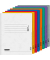 Schnellhefter FACT!plus 102010695, A4, weiß/gelb/orange/rot/blau/grün/violett/grau, Pressspankarton, 375g