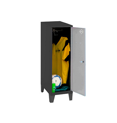 Spind SIMONLOCKER DISM SINGLE anthrazit, grau 8425437120374, 1 Schließfach 30,0 x 50,0 x 101,5 cm