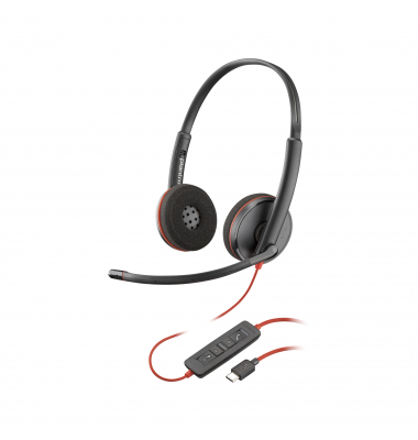 Over-Ear Headset Blackwire 3220 8X228A6, schwarz