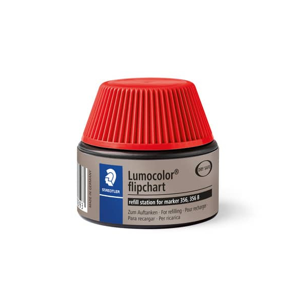 4007817488393 - STAEDTLER 488562 - Nachfüllstation Lumocolor Flipchart Marker 356 356 B rot