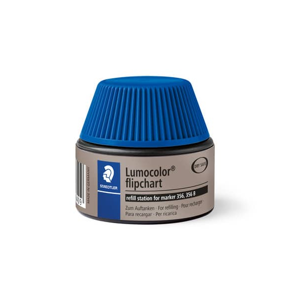 4007817488409 - STAEDTLER 488563 - Nachfüllstation Lumocolor Flipchart Marker 356 356 B blau