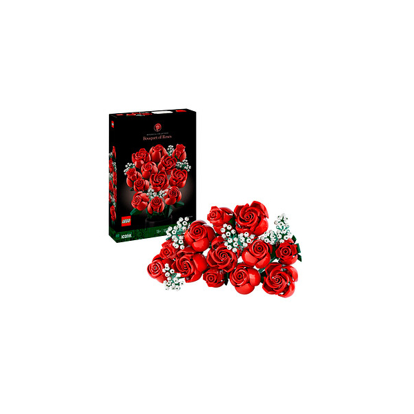 5702017583488 - Construction set Botanical Collection Bouquet of Roses Multicolour 822 Pieces