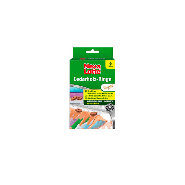 4062700836309 - Mottenschutz Cedarholz-Ringe braun 6 Pack 4062700836309 6 Packung 4062700836309 - Mottenschutz Cedarholz-Ringe braun 6 Pack 4062700836309 6 Packung
