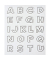 Motivstempel-Set Buchstabe & Zahlen 10,0 - 55,0 mm