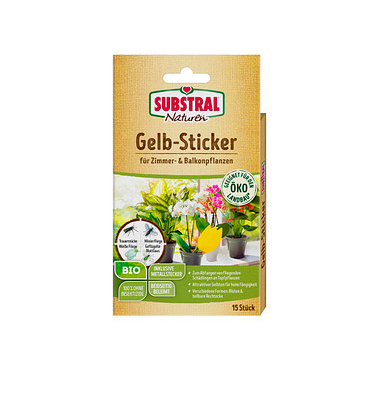 Fruchtfliegenfalle Gelbsticker Bio gelb
