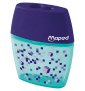 Dosenspitzer doppelt PIXEL PARTY lila