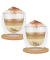 Kaffeegläser Doppelwandige Cappuccino- Gläser 2er Set 250,0 ml