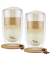 Latte Macchiato Gläser Doppelwandige Latte XXLGläser 2er Set 450,0 ml