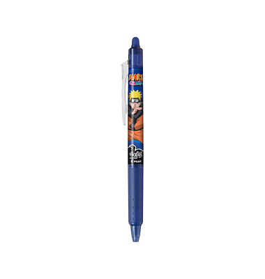 FRIXION Clicker Naruto Tintenroller blau mit Motiv 0,35 mm, Schreibfarbe: blau