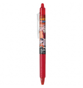 FRIXION Clicker Naruto Tintenroller rot mit Motiv 0,35 mm, Schreibfarbe: rot