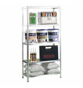 Schwerlastregal COMFORT PLUS 8425437040962 silber 100,0 x 30,0 x 200,0 cm