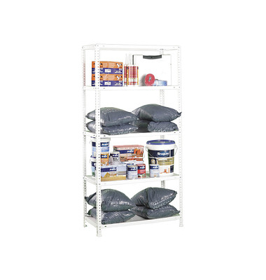 Schwerlastregal COMFORT MINI 8425437061219 weiß 80,0 x 40,0 x 180,0 cm
