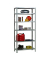 Schwerlastregal COMFORT PLUS 8425437064555 silber 100,0 x 40,0 x 200,0 cm