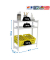 Getränkekistenregal SIMONBOTTLE 8425437087776 weiß 80,0 x 30,0 x 100,0 cm