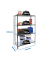 Schwerlastregal SIMONCLICK 8425437097645 anthrazit, weiß 90,0 x 40,0 x 150,0 cm