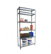 Schwerlastregal SIMONCLICK 8425437098338 anthrazit, weiß 90,0 x 40,0 x 250,0 cm