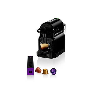 Espressomaschine Inissia EN80.B EN80B, schwarz, 1260 Watt, 1-2 Tassen pro Br&uuml;hvorgang