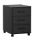 Ruby Rollcontainer schwarz 3 Auszüge 40,1 x 50,0 x 57,0 cm