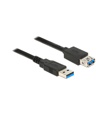 USB 3.0 AUSB 3.0 A Kabel 5,0 m schwarz