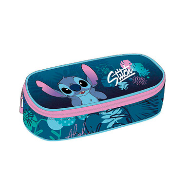 Federmäppchen Stitch blau, lila,