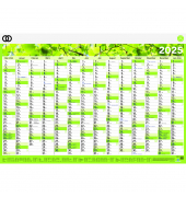 Plakatkalender 5104-25, oeco, 14 Monate / 1 Seite, 100x70cm, 2026
