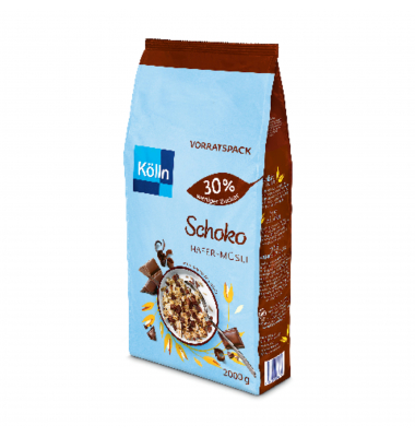 Müsli Schoko 30% weniger Zucker 10387000 2.000g 4St