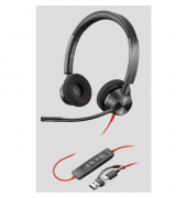 Over-Ear Headset Blackwire 3320 8X220AA, schwarz
