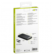 Powerbank Slimline 53935, schwarz, 10000 mAh