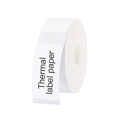 Etikettenrolle für Etikettendrucker 008-7002101 weiß, 15,0 x 30,0 mm, 1 x 210 Etiketten