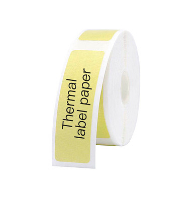 Etikettenrolle für Etikettendrucker 008-7002109 farbig sortiert, 12,0 x 40,0 mm, 1 x 160 Etiketten